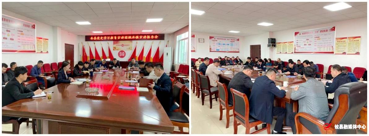 【学党史 开新局】桃水镇开展党史学习教育“学史增信”第二次专题学习暨县委党史学习教育宣讲报告会