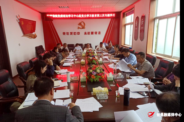 【学党史 开新局】莲塘坳镇党委理论学习中心组开展党史学习教育第三次专题学习