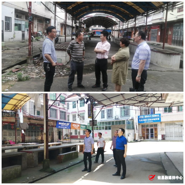 【攸县党旗下的新时代文明实践：我为群众办实事】联星街道侯市社区：开展农贸市场“治危拆违”专项整治行动