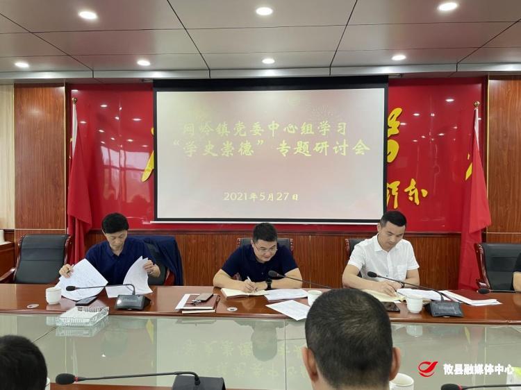 【学党史 开新局】攸县网岭镇开展党史学习教育第三次专题学习