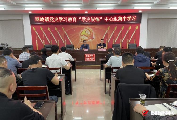 网岭镇举行党史学习教育宣讲报告会