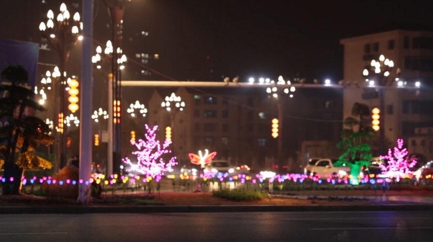 新春美景夜江南