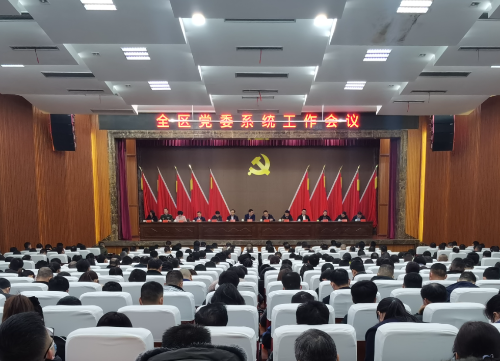 全区党委系统工作会议召开
