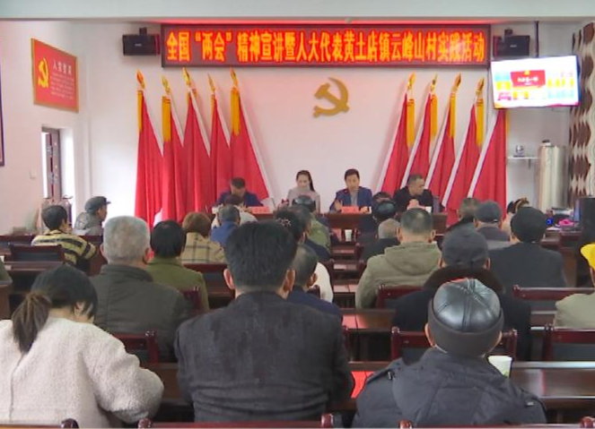 杜美霜：宣讲全国“两会”精神  助力乡村振兴