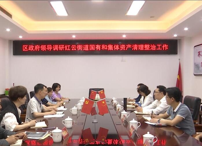 陈远调研国有和集体资产清理整治工作