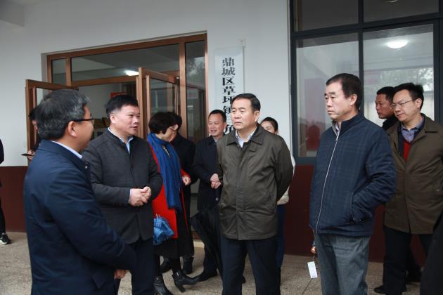 省人大常委会联工委来鼎城调研区乡人大工作和建设情况