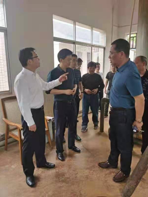 王时雨督导防汛备汛和水厂运行管理工作