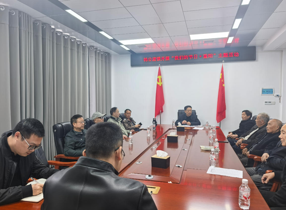 韩公渡镇：开展“我们的节日·重阳”主题党日活动