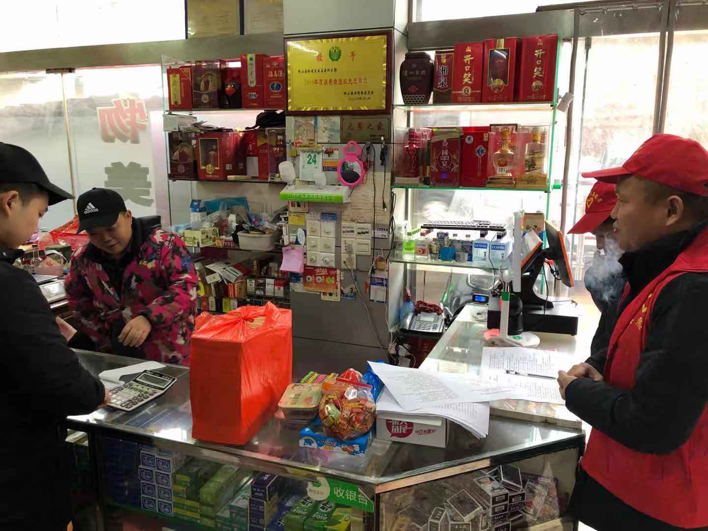 岭坡乡：创建宣传进社区 携手助建文明城
