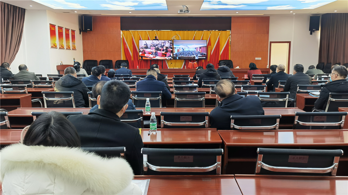 我县组织收听收看全国冬季疫情防控工作电视电话会议