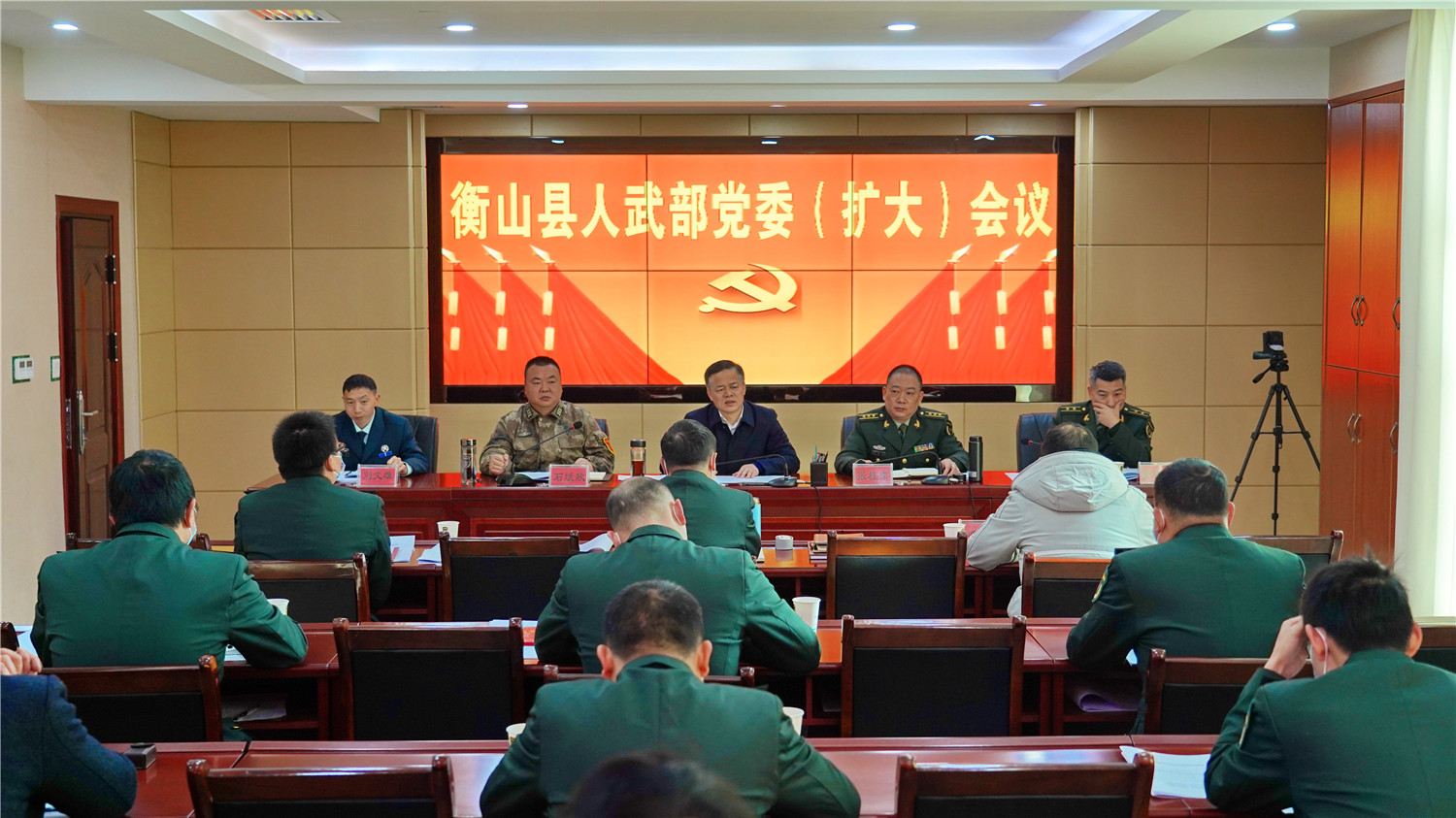 县人武部党委（扩大）会议召开