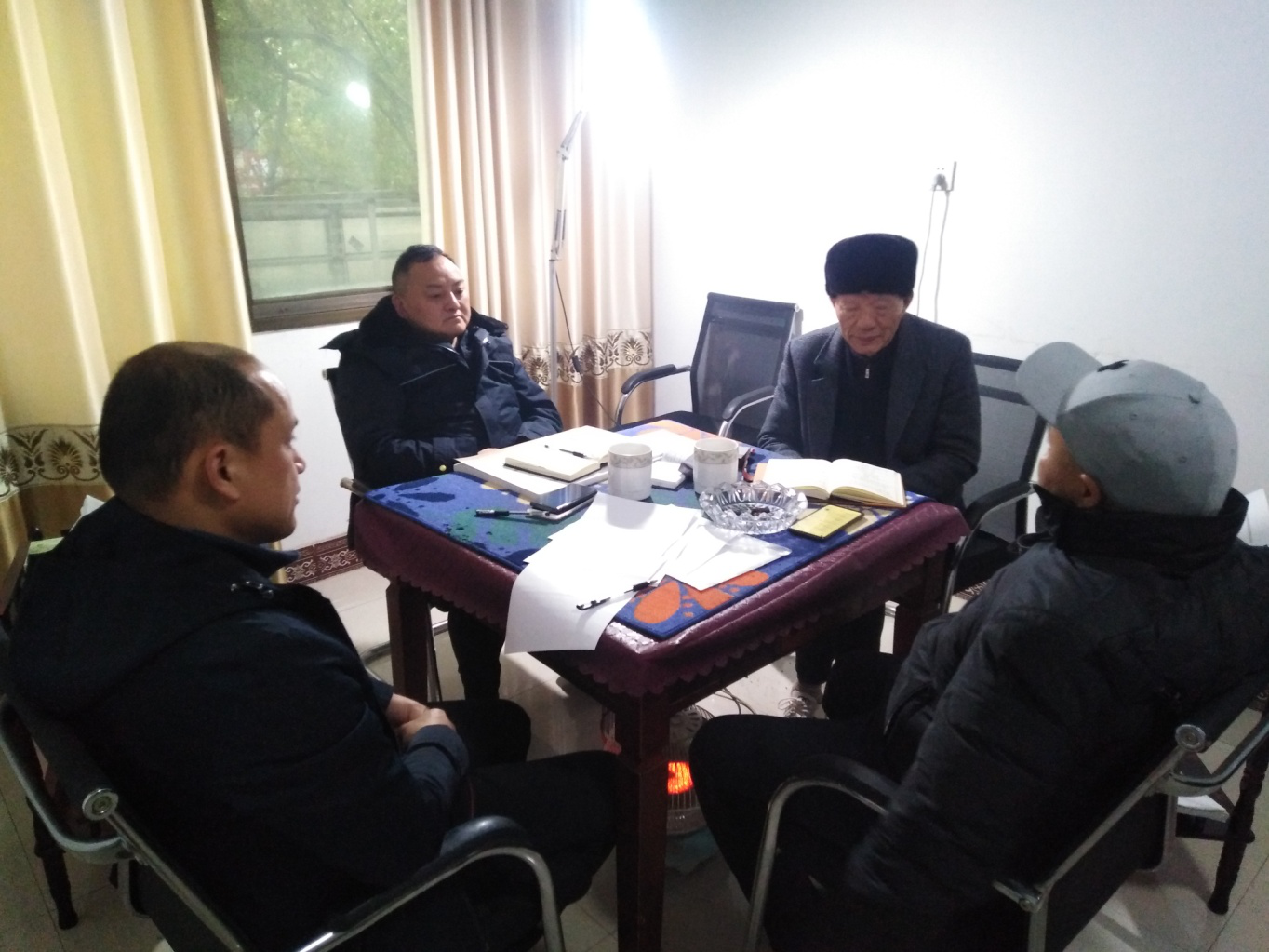 县供销社与永铭农庄进行交流对接座谈