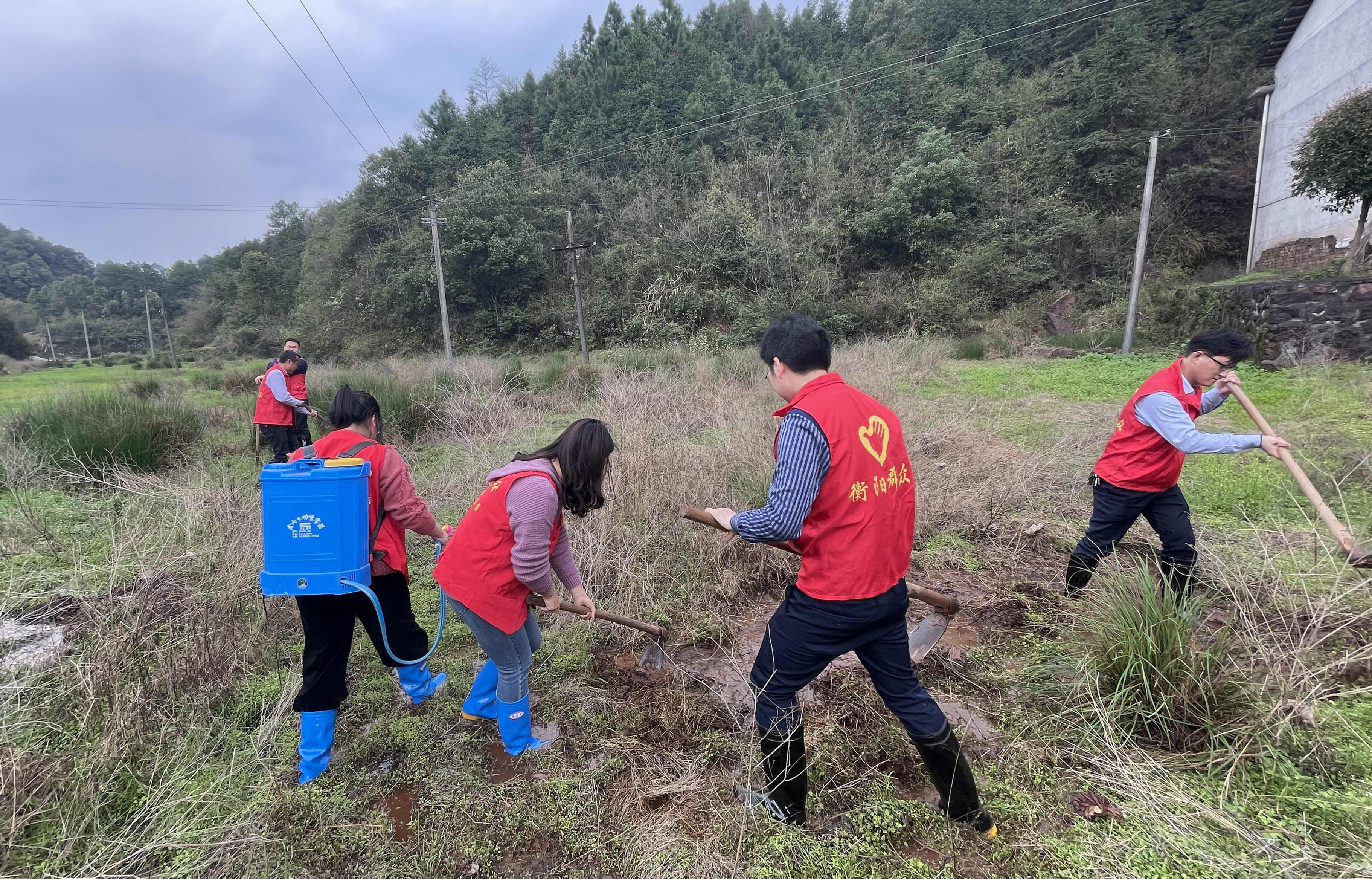岭坡乡云桥村坚持党建引领 助推抛荒整治