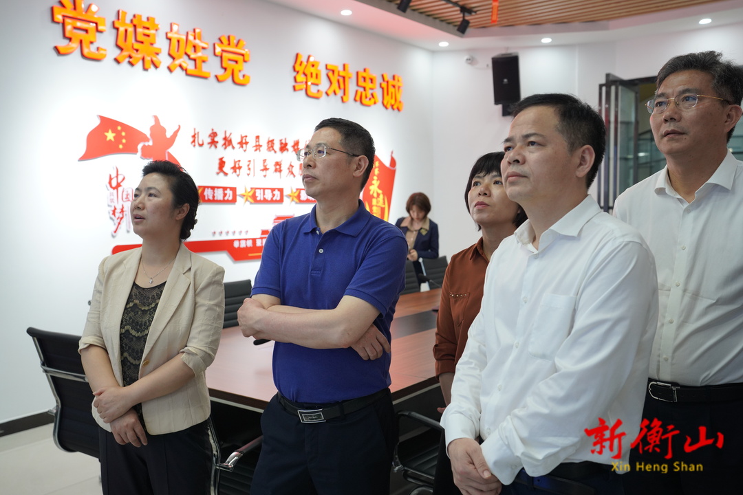 姜协军调研指导我县融媒体中心建设工作