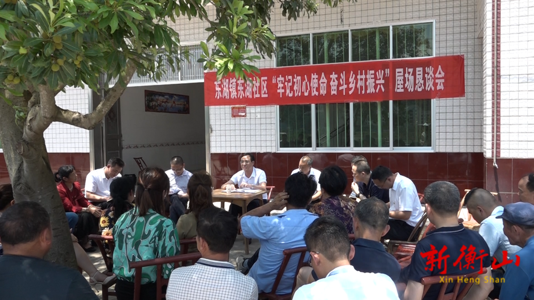【新时代文明实践】东湖镇：屋场恳谈集智慧 下好乡村振兴“先手棋”