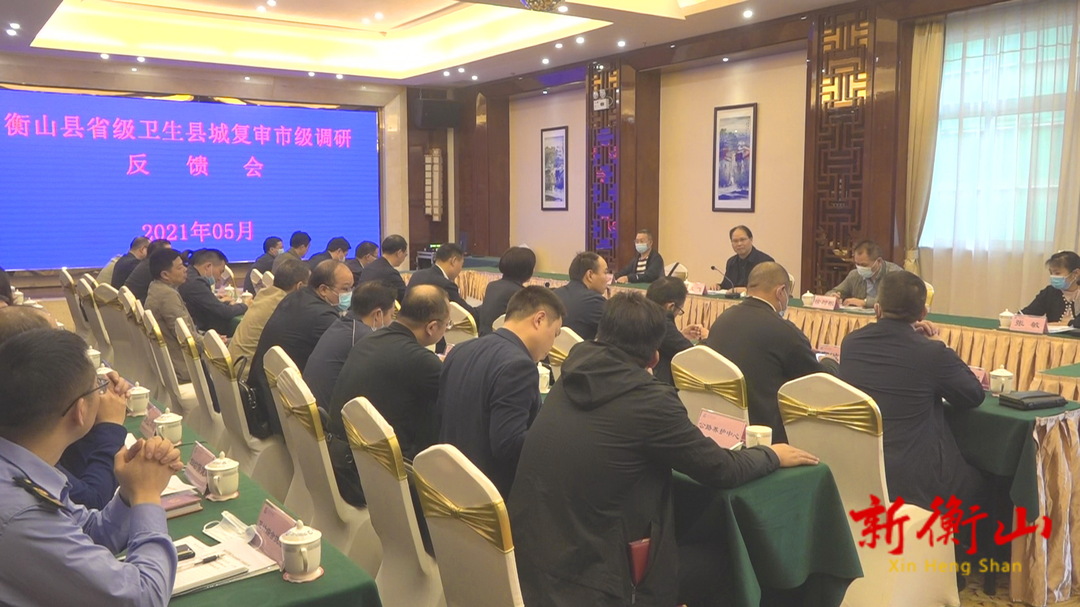 市调研组到我县调研省级卫生县城复审迎检工作