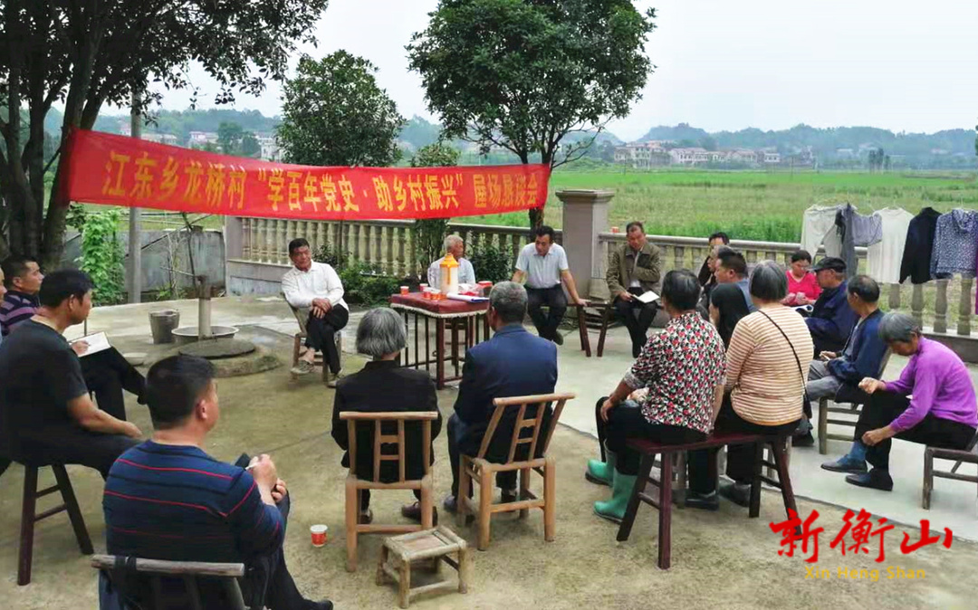 江东乡龙桥村：学百年党史  助乡村振兴