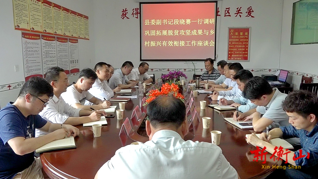 段晓赛深入乡镇调研巩固拓展脱贫攻坚成果与乡村振兴有效衔接工作