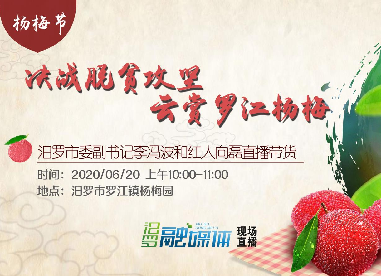 【直播】罗江东魁杨梅全网最低价，买它买它买它