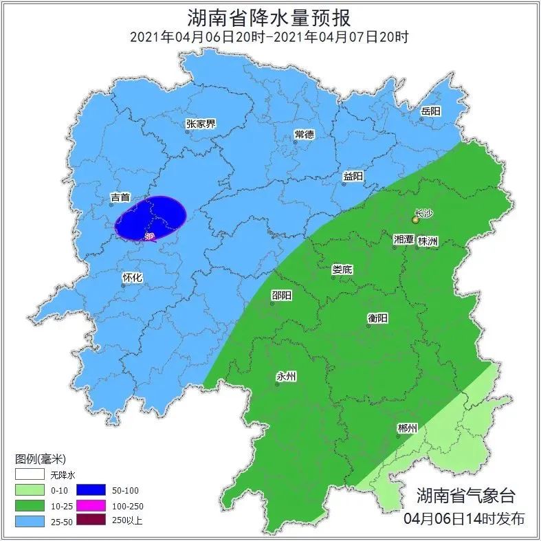 湖南气温低迷湿冷感明显