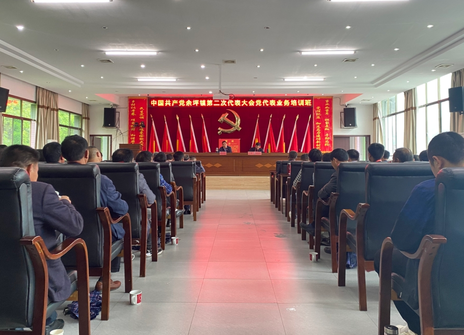 坚定“四心”助发展，余坪镇举办党代表培训班
