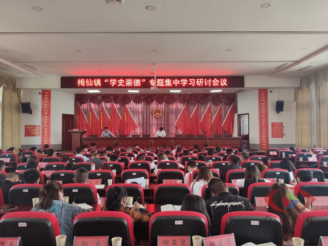 在“学史崇德”中激发奋进之力 ——梅仙镇机关支部开展“学史崇德”专题党史学习教育