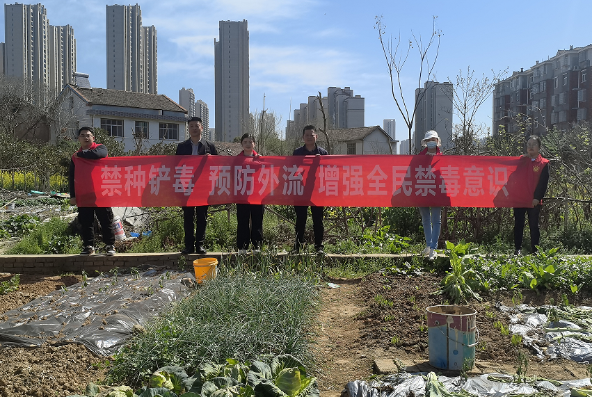 长庚街道开展禁种铲毒踏查专项行动