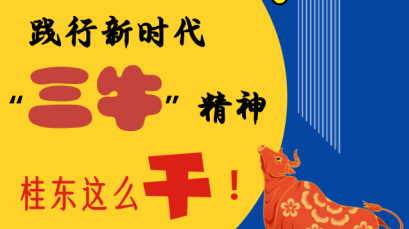 一图读懂 | 践行新时代“三牛”精神，桂东这么干！