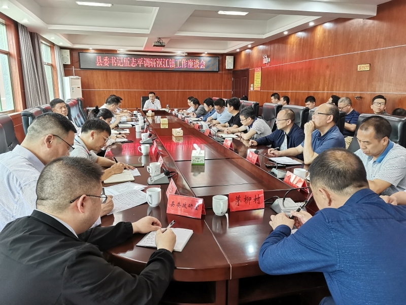 伍志平深入沤江镇调研