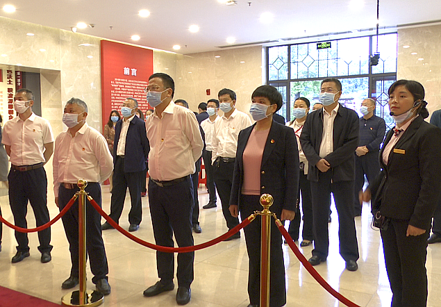 县委理论学习中心组开展党史学习教育第三次专题学习