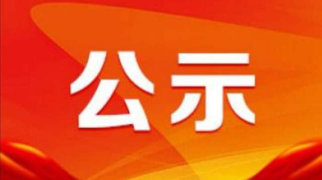 公   示