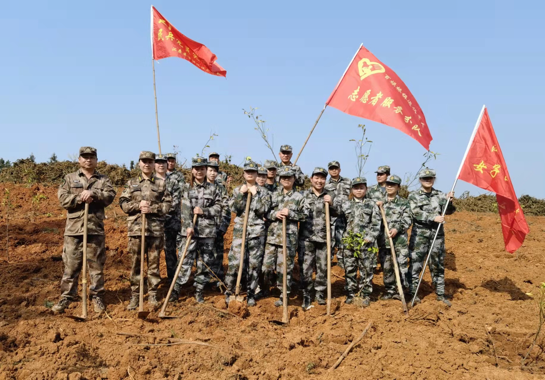 百禄桥镇基干民兵助力枳壳产业发展
