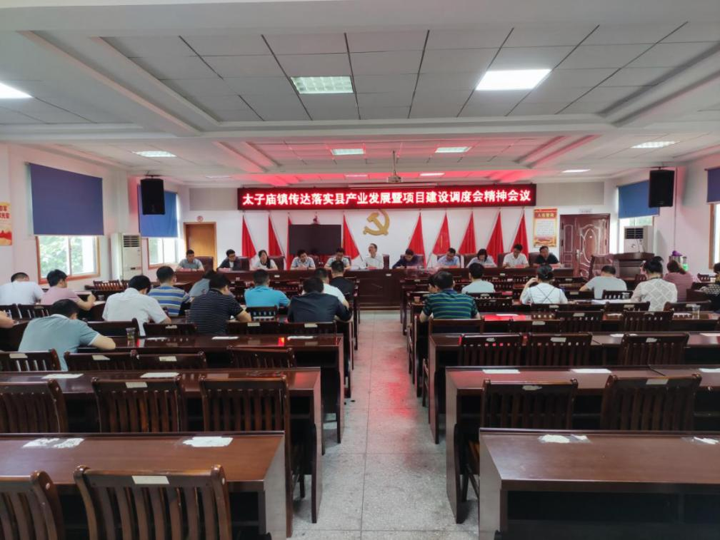 太子庙镇：迅速传达落实全县产业发展暨项目建设调度会精神