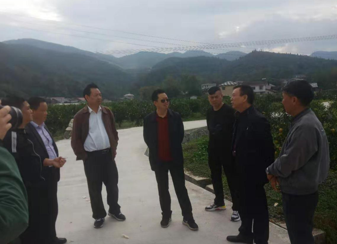 省人口健康福利基金会理事长彭祥兴到我县调研“决胜小康”项目