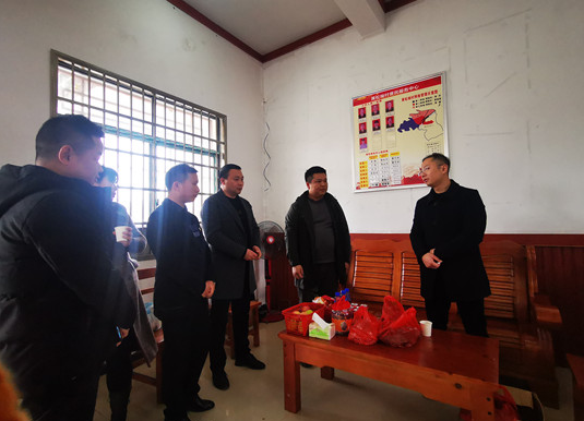 【新春走基层】桐木镇：党员干部下村送祝福送平安