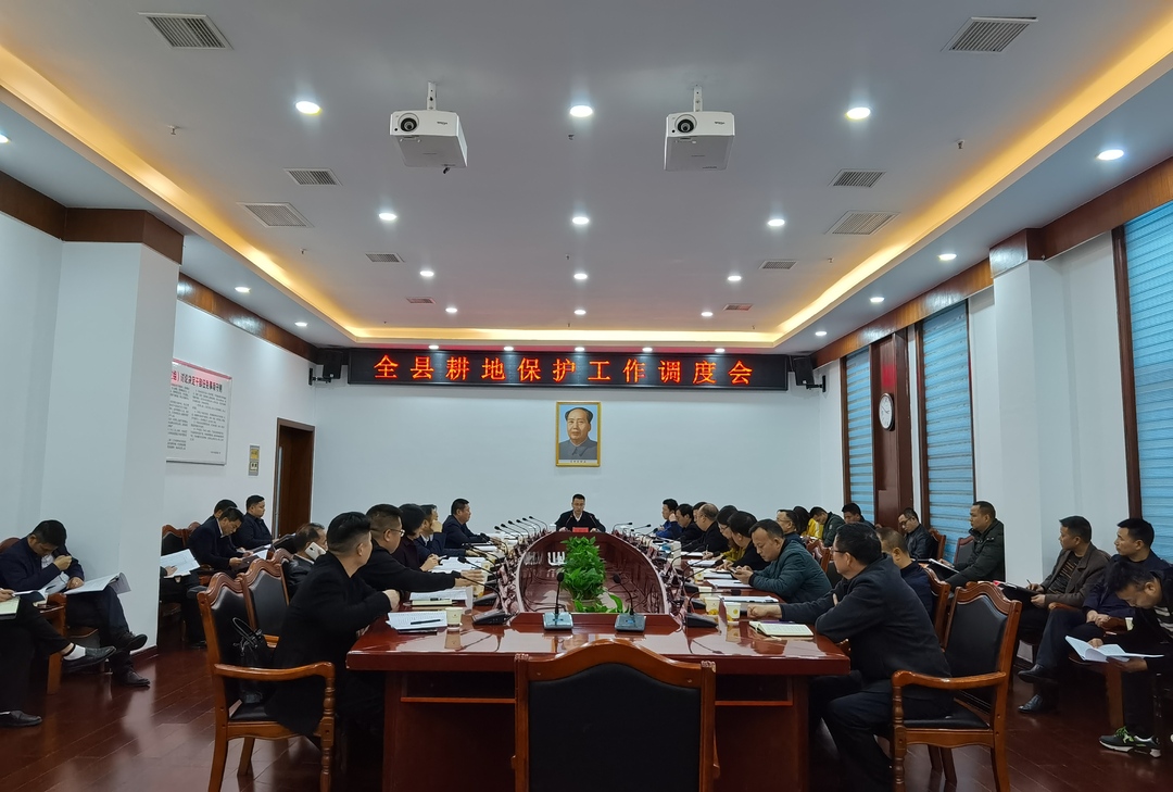 张家铣主持召开全县耕地保护工作调度会