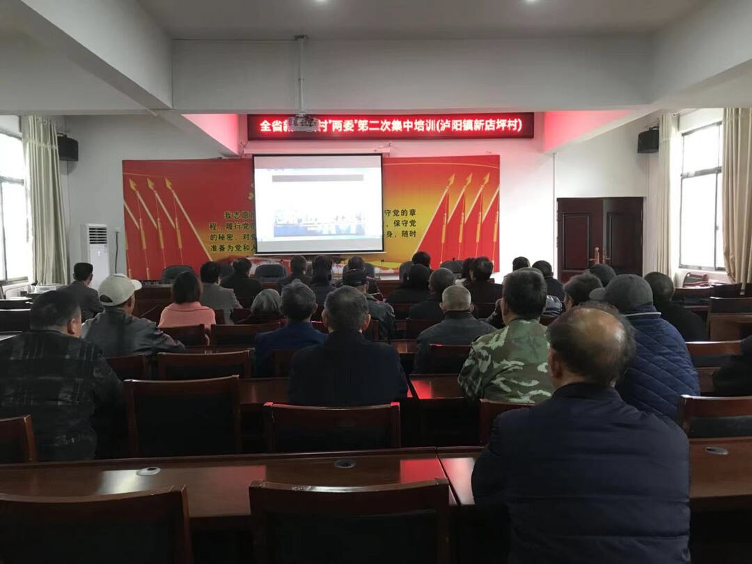 中方泸阳镇：新一届村（社区）“两委”干部第二次集中培训