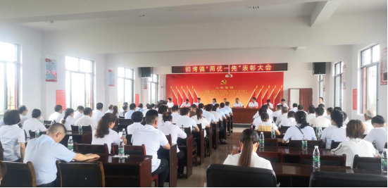 铜湾镇召开“两优一先”表彰大会
