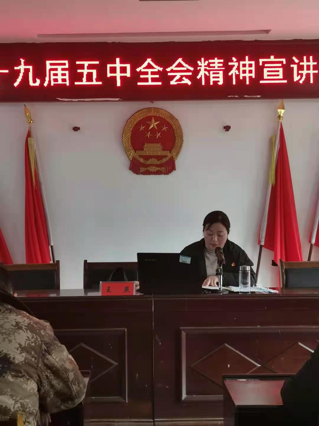 县领导到袁家镇开展党的十九届五中全会精神宣讲 督查指导疫情防控、村“两委”换届工作