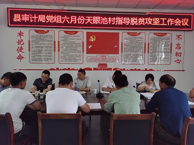 县审计局：党组会开到结对帮扶村