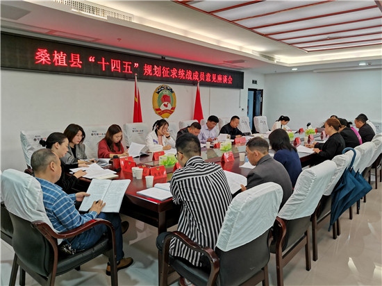 桑植县“十四五”规划统战成员意见征求会召开