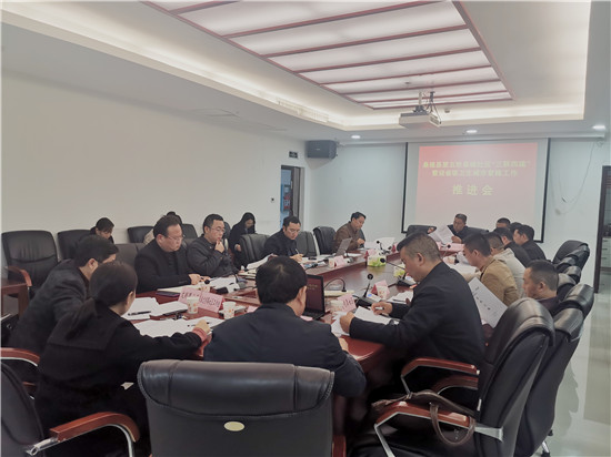 桑植县第五轮县城社区“三联四建”暨迎省级卫生县城复审工作推进会召开
