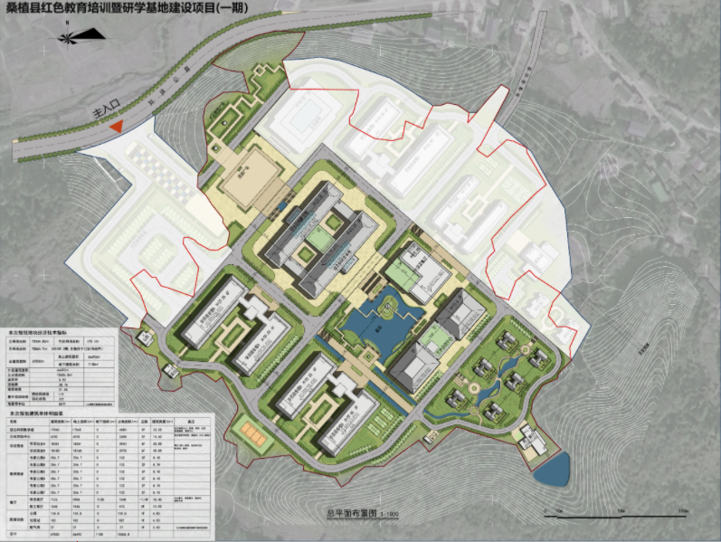 桑植县自然资源局关于桑植县红色教育培训暨研学基地建设项目（一期）规划设计方案的批前公示