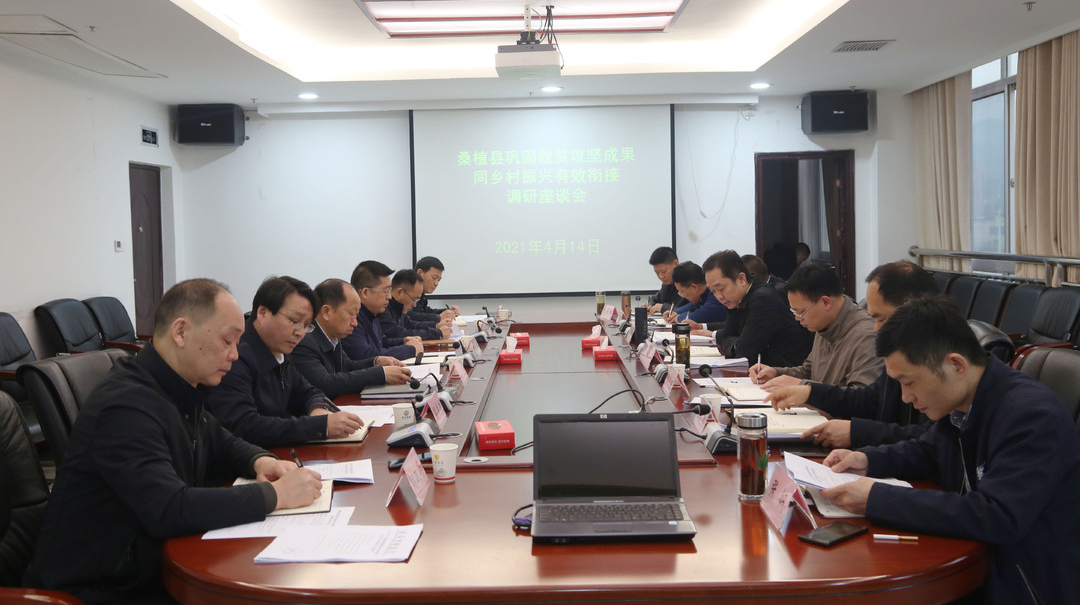 刘卫兵主持召开巩固脱贫攻坚成果同乡村振兴有效衔接调研座谈会