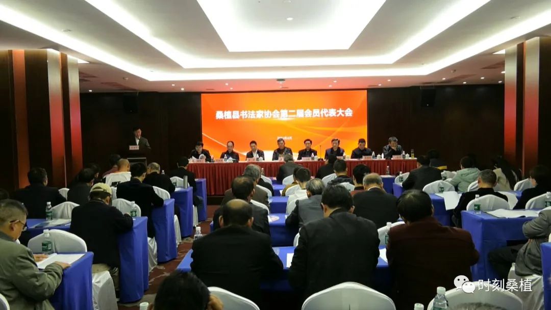 桑植县书法家协会第二届会员代表大会召开