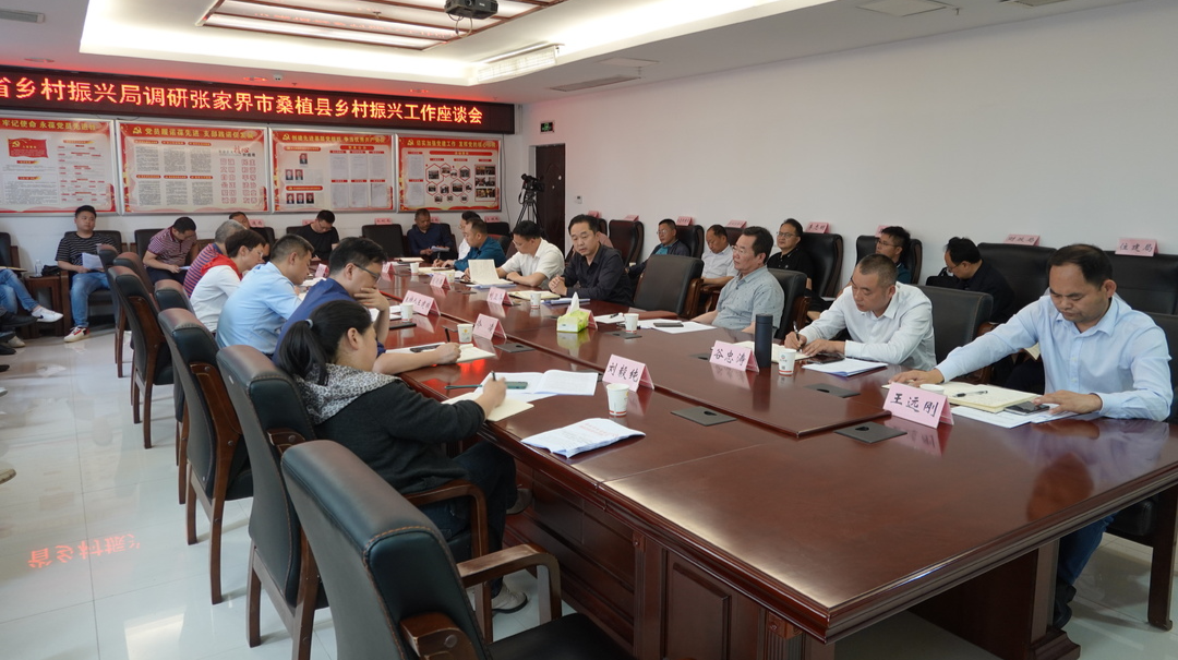 省乡村振兴局来桑植县调研指导乡村振兴工作
