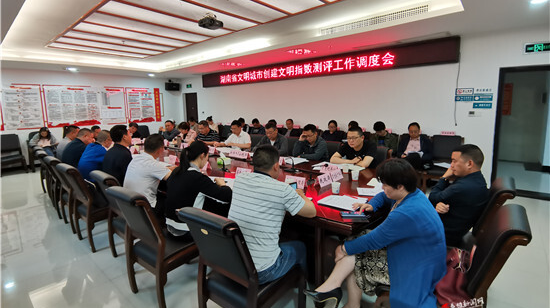 桑植县推进省级文明城市创建工作