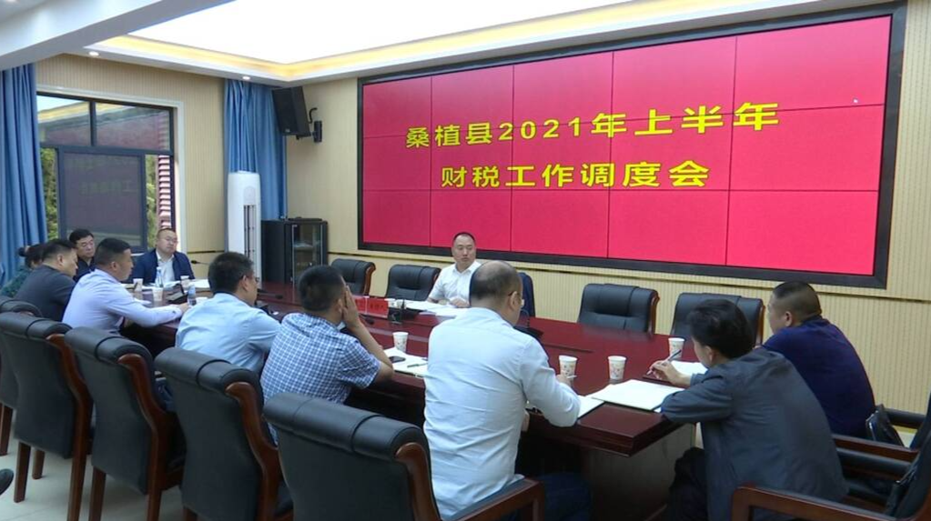 桑植县召开2021年上半年财税工作调度会