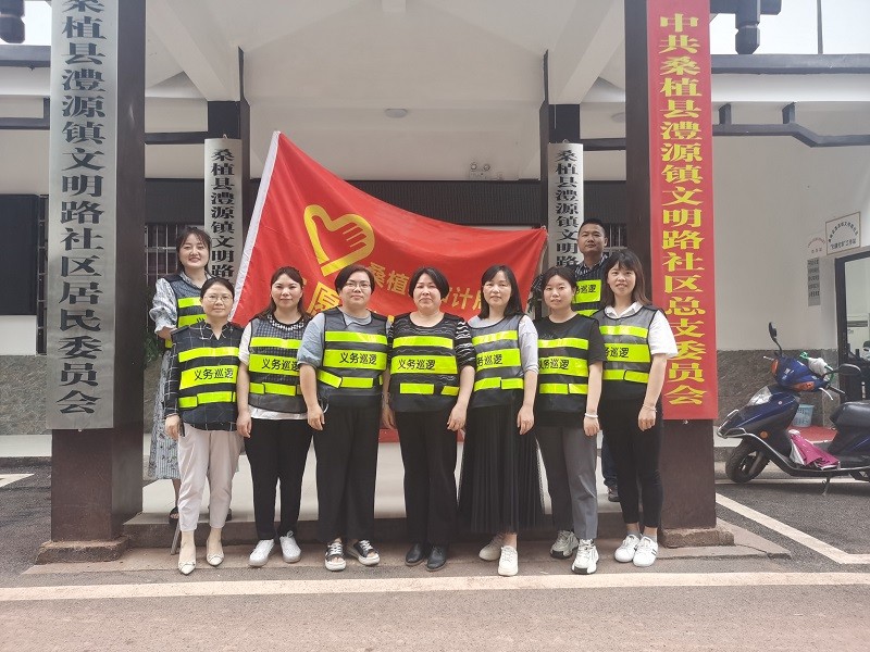 我为群众办实事：桑植县审计局开展义务巡逻志愿服务活动