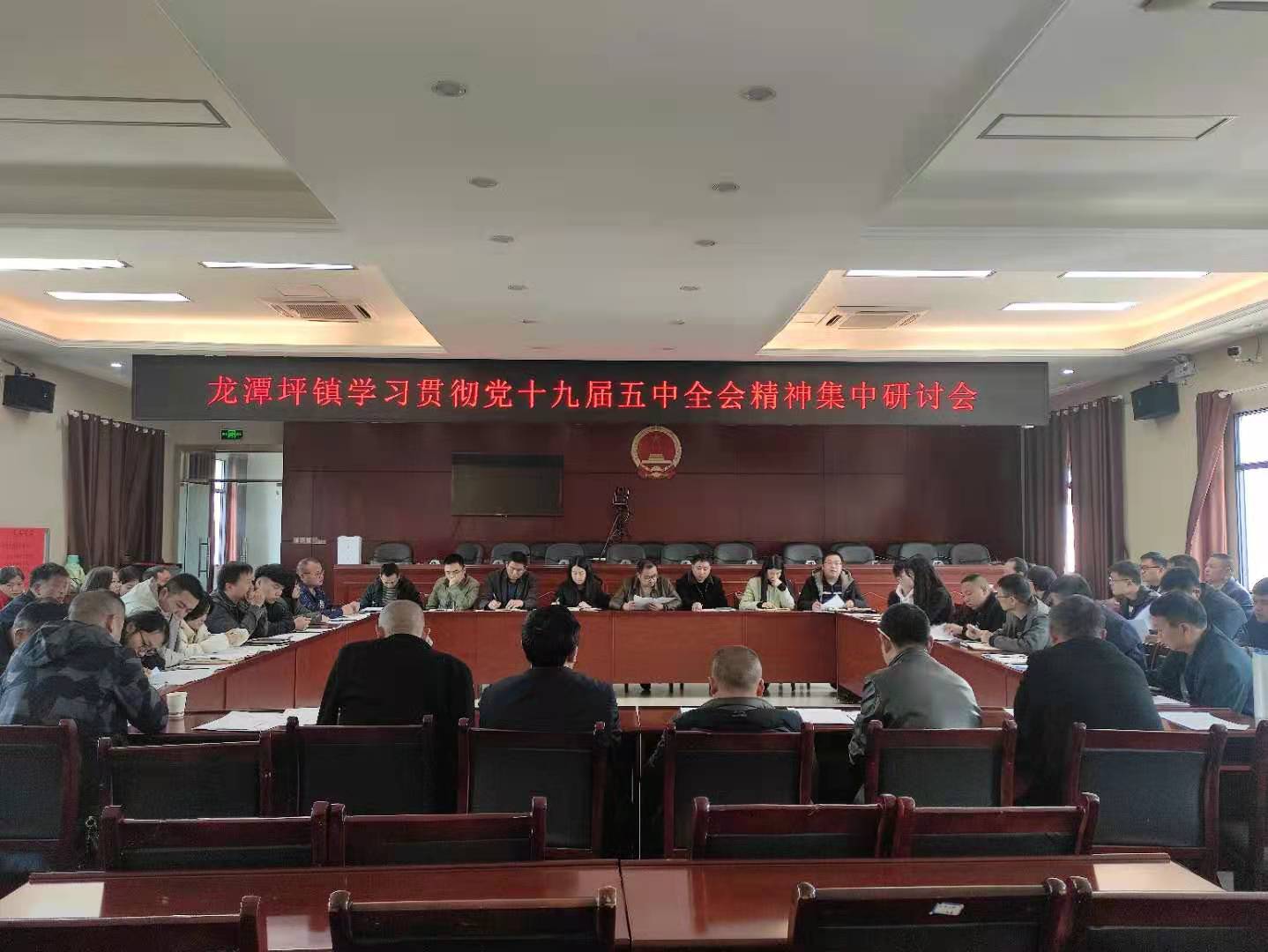 龙潭坪镇组织召开学习贯彻党的十九届五中全会精神集中研讨会